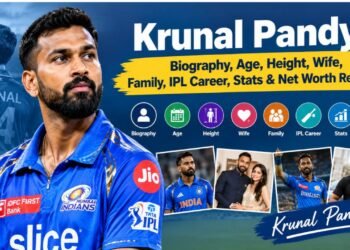 Krunal Pandya: Biography, Age, Height, Wife, Family, IPL Career, Stats & Net Worth Records
